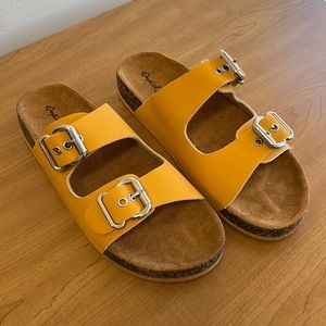 Size 9 Qupid 2 Band Sandal. “Brand New”